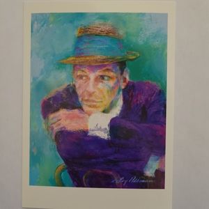 LeRoy Neiman "Frank Sinatra" Postcard